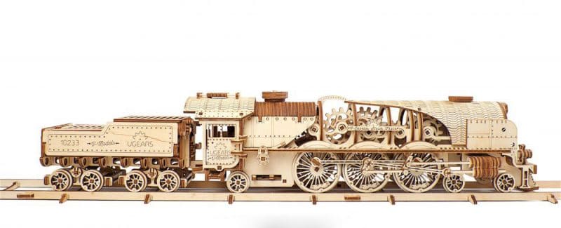 lokomotywa z tendrem prezentacja modelu