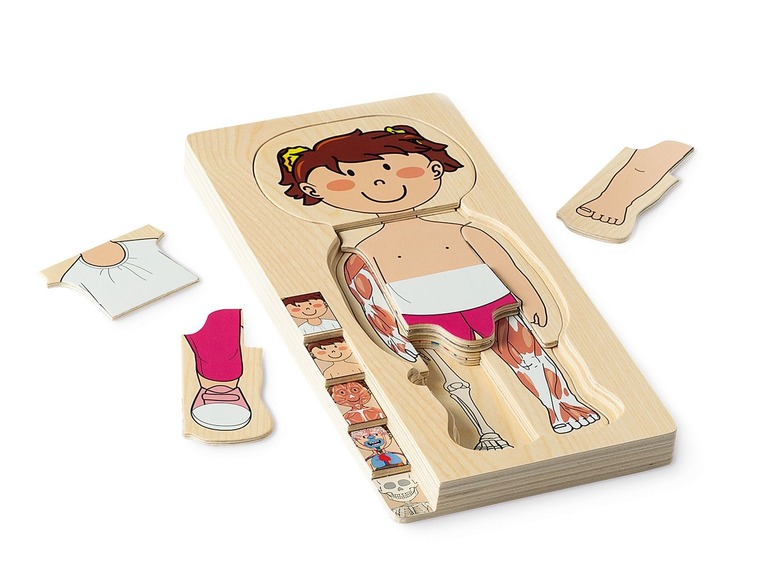 playtive junior puzzle ciało dziewczynki anatomia