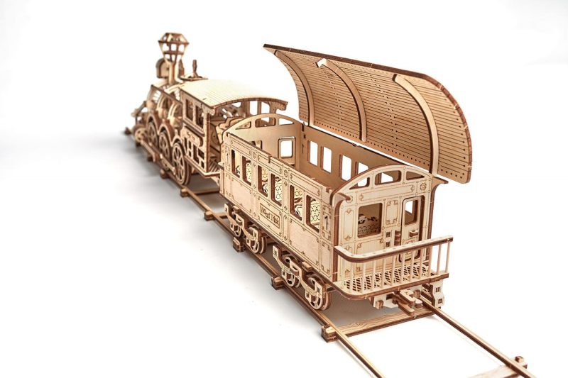 wood trick lokomotywa r17 otwarty wagon