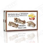 wooden city gadżety samochody wyścigowe opakowanie