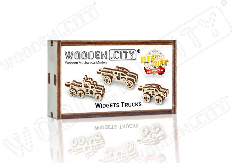 wooden city gadżety ciężarówki opakowanie